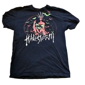 Halestorm Band USA Tour Tee Medium